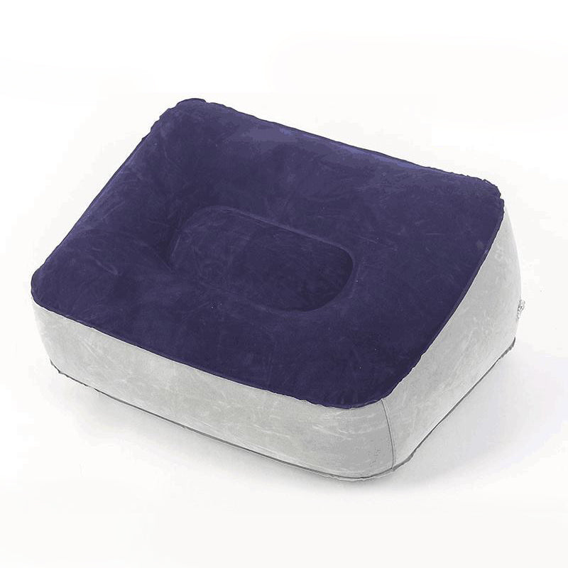 Inflatable Footrest Pillow PVC Foot Rest Air Pillow Cushion For Travel Office Home Under Desk Relax 5