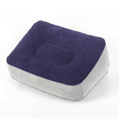 Inflatable Footrest Pillow PVC Foot Rest Air Pillow Cushion For Travel Office Home Under Desk Relax 5