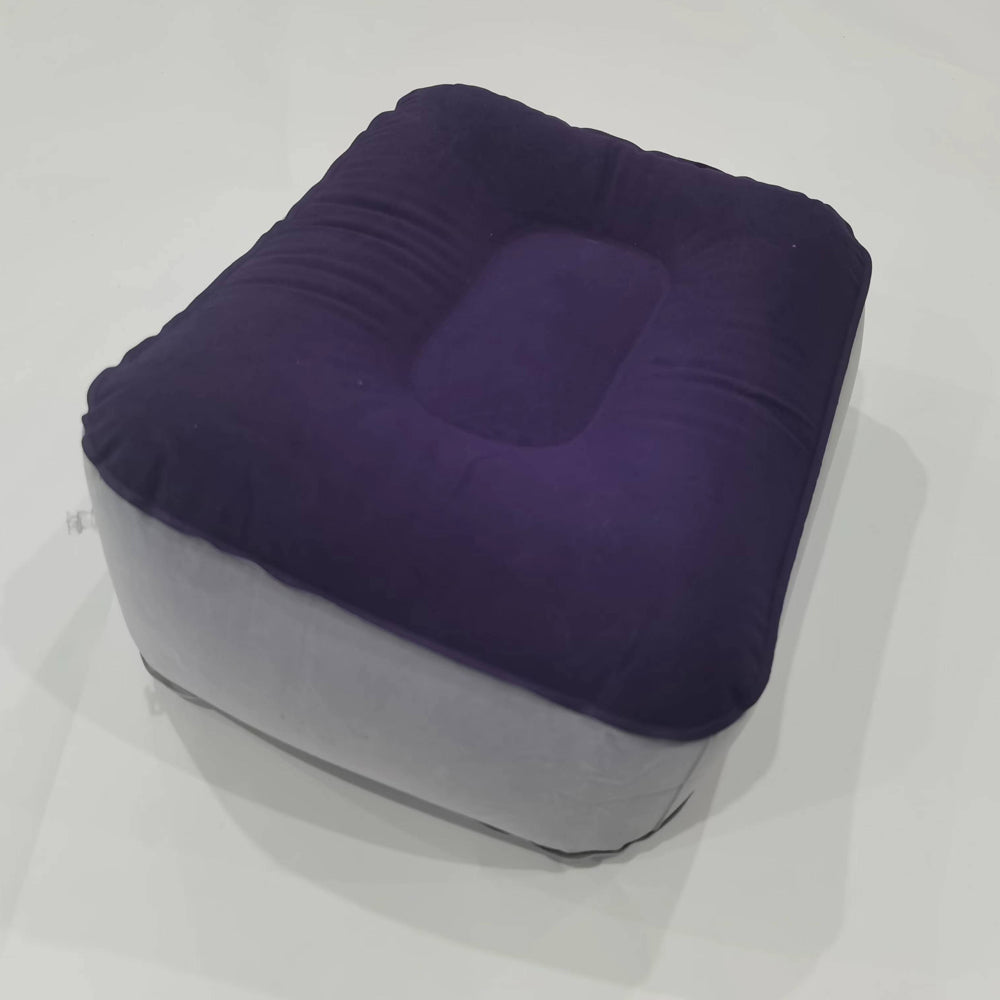 Inflatable Footrest Pillow PVC Foot Rest Air Pillow Cushion For Travel Office Home Under Desk Relax 4