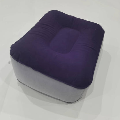 Inflatable Footrest Pillow PVC Foot Rest Air Pillow Cushion For Travel Office Home Under Desk Relax 4