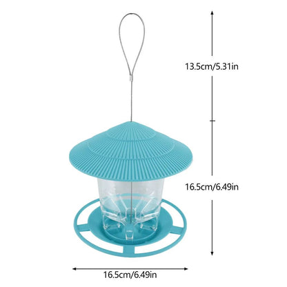 Automatic MultiHole Outdoor Bird Feeder Nut Dispenser 2