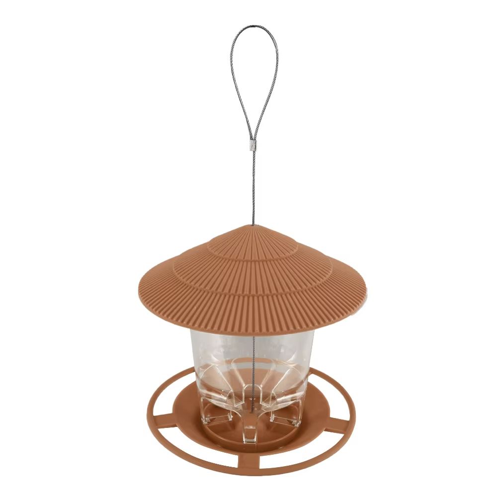 Automatic MultiHole Outdoor Bird Feeder Nut Dispenser 8