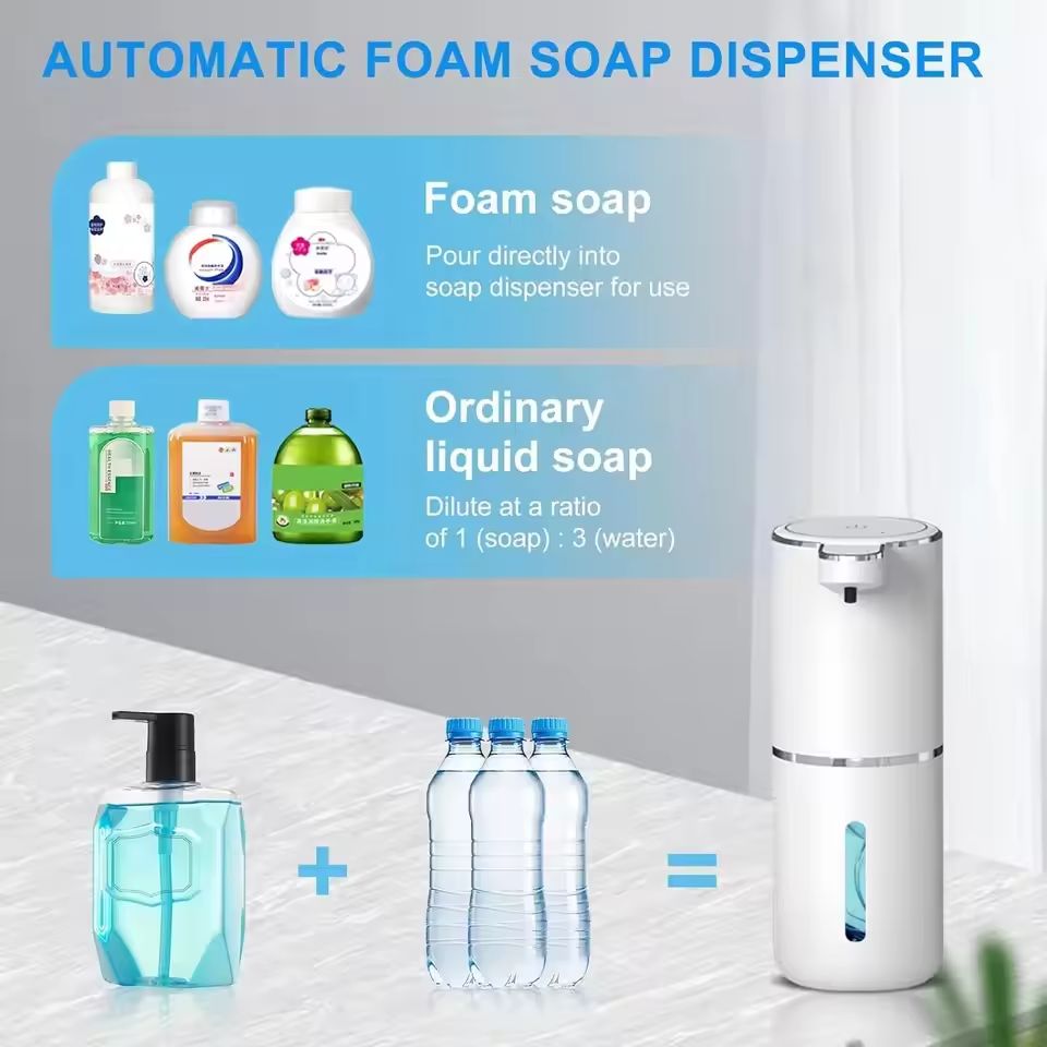Automatic Touchless Foaming Soap Dispenser USB Rechargeable 380ml 2