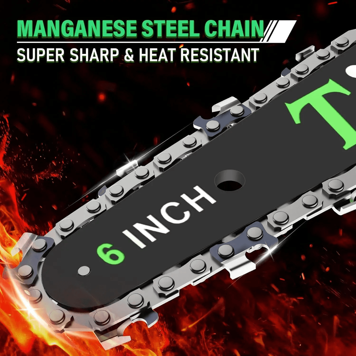 6 Inch Mini Cordless Chainsaw Battery Powered Handheld Electric Saw For Wood And Tree Trimming 3