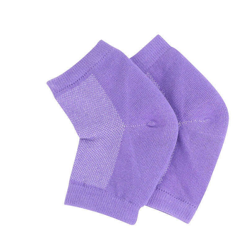 Heel Socks Feet Skin Care Colorful Silicone Moisturizing Gel Cracked Dry Heel Repair Protectors Plantar Fasciitis Inserts Pads