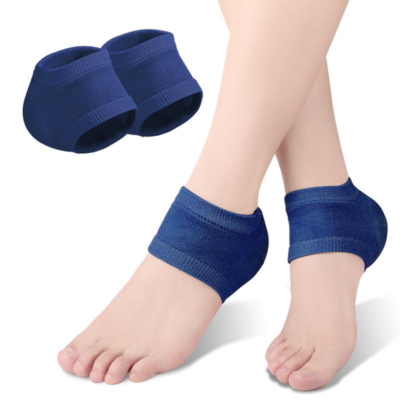 Gel Silicone Heel Protectors, Heel Pads & Cups for Plantar Fasciitis Support, Foot Care, Skin Repair