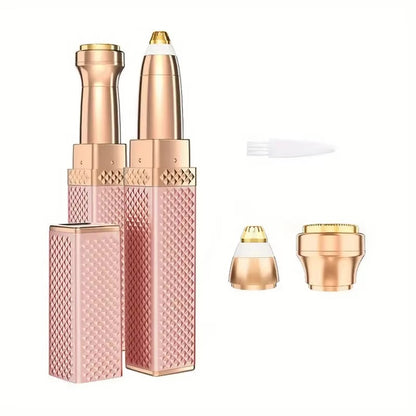 Womens Electric Eyebrow Trimmer USB Charging Portable Epilator Painless Bikini Razor for Female Face & Body Grooming