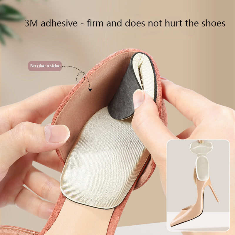 T Shape Sponge Heel Stickers Shoe Cushion Heel Protector for Shoes, High Heels Inserts, Heel Pads, Shoe Adjuster, Women
