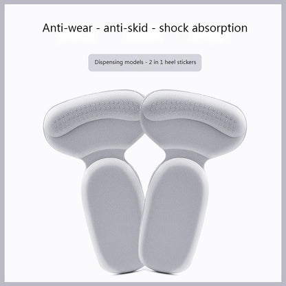 T Shape Sponge Heel Stickers Shoe Cushion Heel Protector for Shoes, High Heels Inserts, Heel Pads, Shoe Adjuster, Women