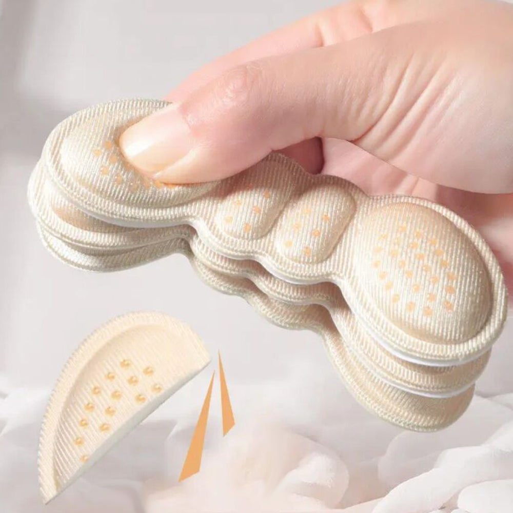 10Pcs Heel Pads for Shoes Too Big, Reduce Size Foot Pads for High Heels, Pain Relief Insoles for Women, Heel Protector
