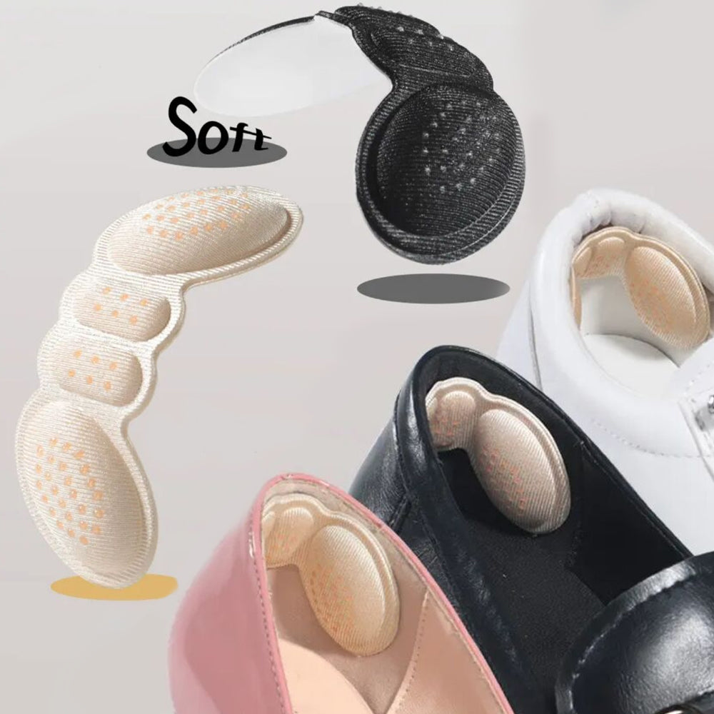 10Pcs Heel Pads for Shoes Too Big, Reduce Size Foot Pads for High Heels, Pain Relief Insoles for Women, Heel Protector