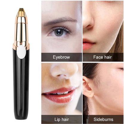 USB Rechargeable Electric Eyebrow Trimmer Women Eye Brow Epilator Lipstick Shaper Shaver Painless Razor Facial Hair