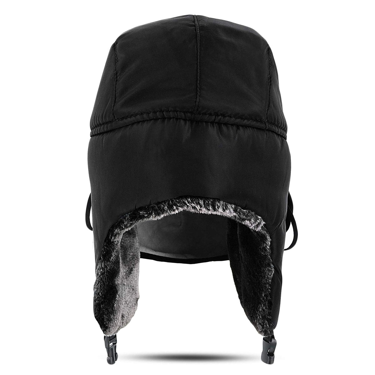 Winter Pilot Hat Ushanka Mens Trapper Hat with Windproof Mask, Russian Trooper Ski Hat for Outdoor Hunting
