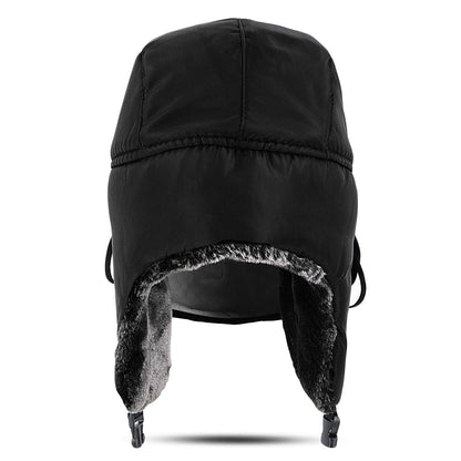 Winter Pilot Hat Ushanka Mens Trapper Hat with Windproof Mask, Russian Trooper Ski Hat for Outdoor Hunting