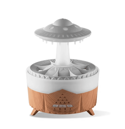 350ml Rain Cloud Aroma Diffuser With Colorful LED Light And Remote Control 4