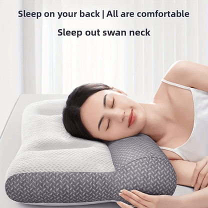Breathable Knitted Neck Support Pillow For All Season Comfort And Better Sleep 2