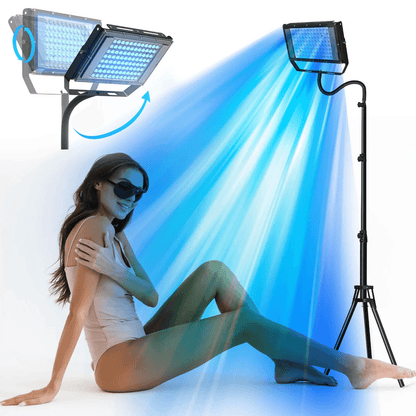 50W Ultraviolet Tanning Lamp With Tripod And Blue Light For Skin Care And Body Tanning 4