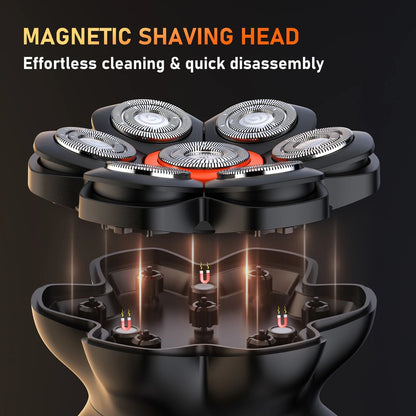 MAXGROOM 7D Head Shaver For Bald Men With Wet And Dry Electric Shaving And Beard Trimming 2