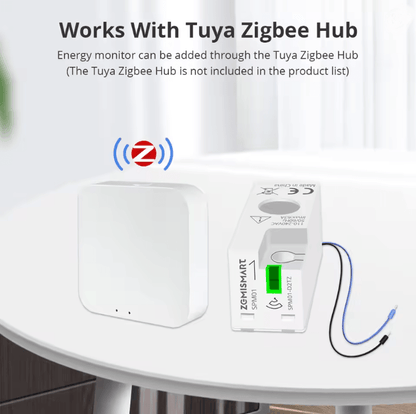 Zemismart Smart Energy Meter With Zigbee And WiFi Real Time Power Monitor 1