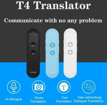 T4 Portable Smart Voice Translator With Bluetooth And Real Time Two Way Translation 2