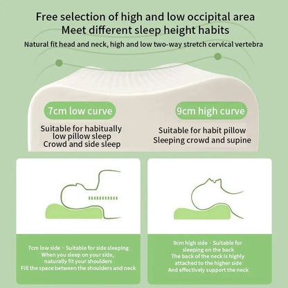 Natural Latex Cervical Pillow For Neck Support And Comfortable 4