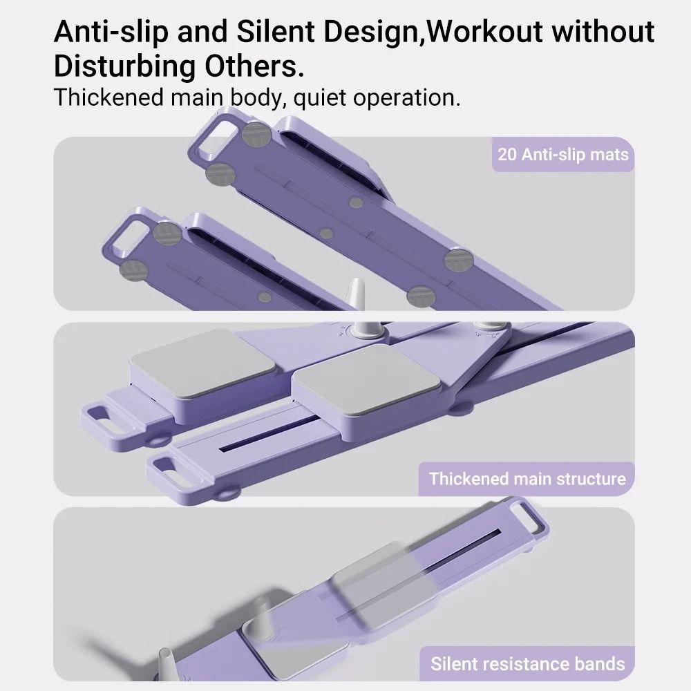 2 In 1 Abs And Ski Board Portable Core And Leg Trainer For Home Gym 3