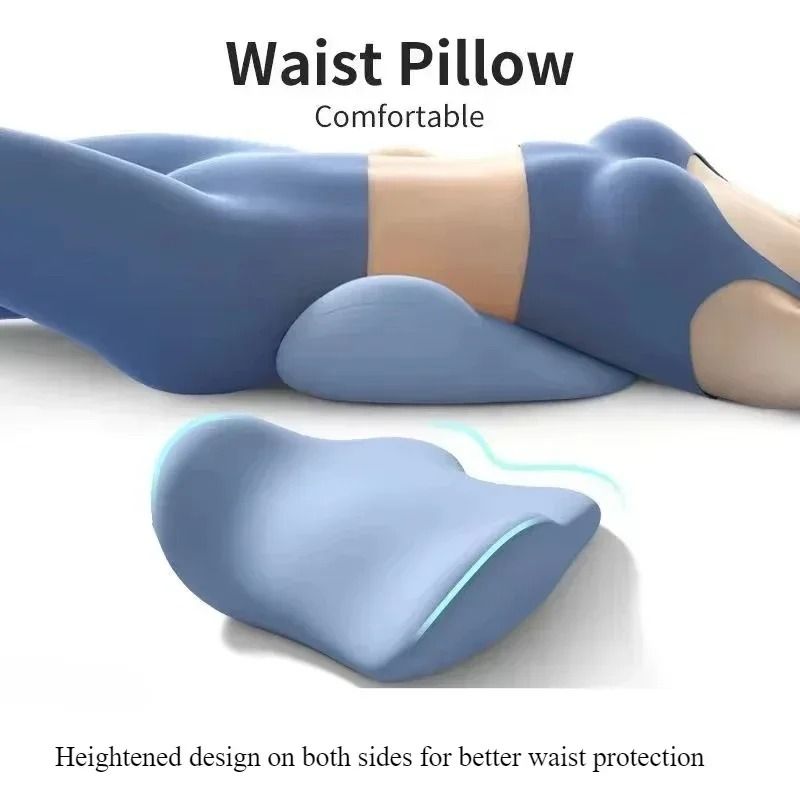 Lumbar Support Cushion Ergonomic Memory Foam Back Pillow For Sleeping And Spine Relief 1