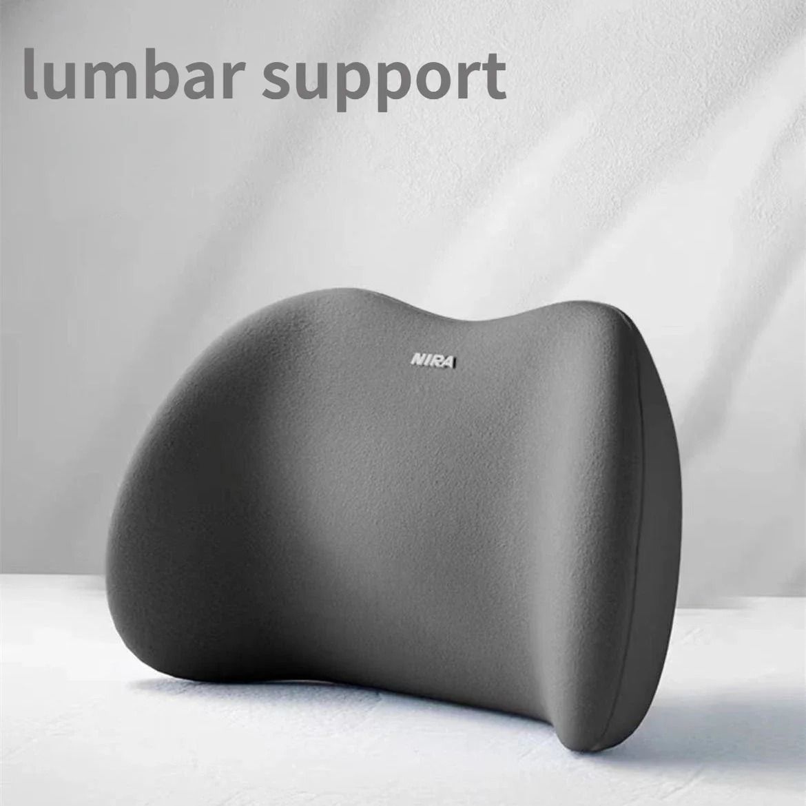 Car Memory Foam Neck Pillow And Lumbar Cushion Backrest Support 11