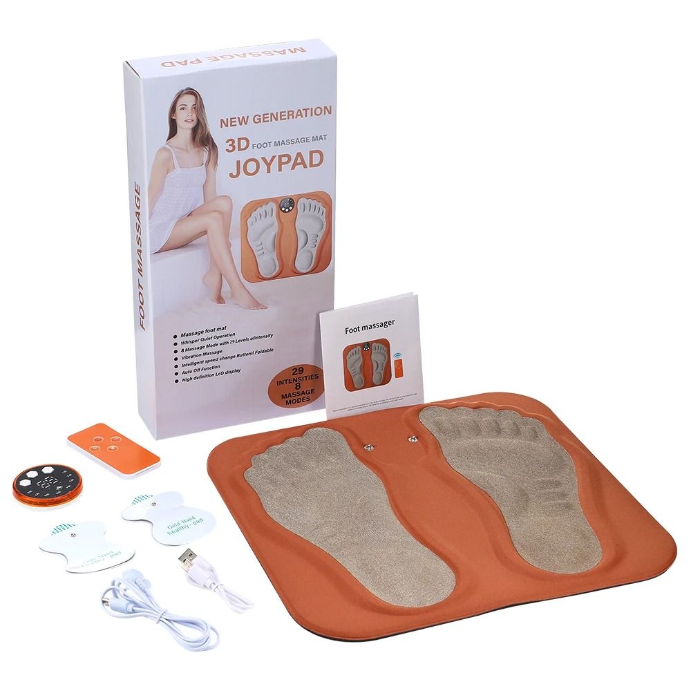 3D Smart Foot Massage Pad Rechargeable EMS Circulation And Relaxation Mat 7