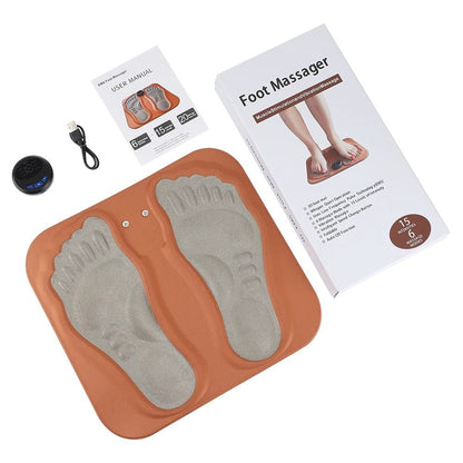 3D Smart Foot Massage Pad Rechargeable EMS Circulation And Relaxation Mat 8