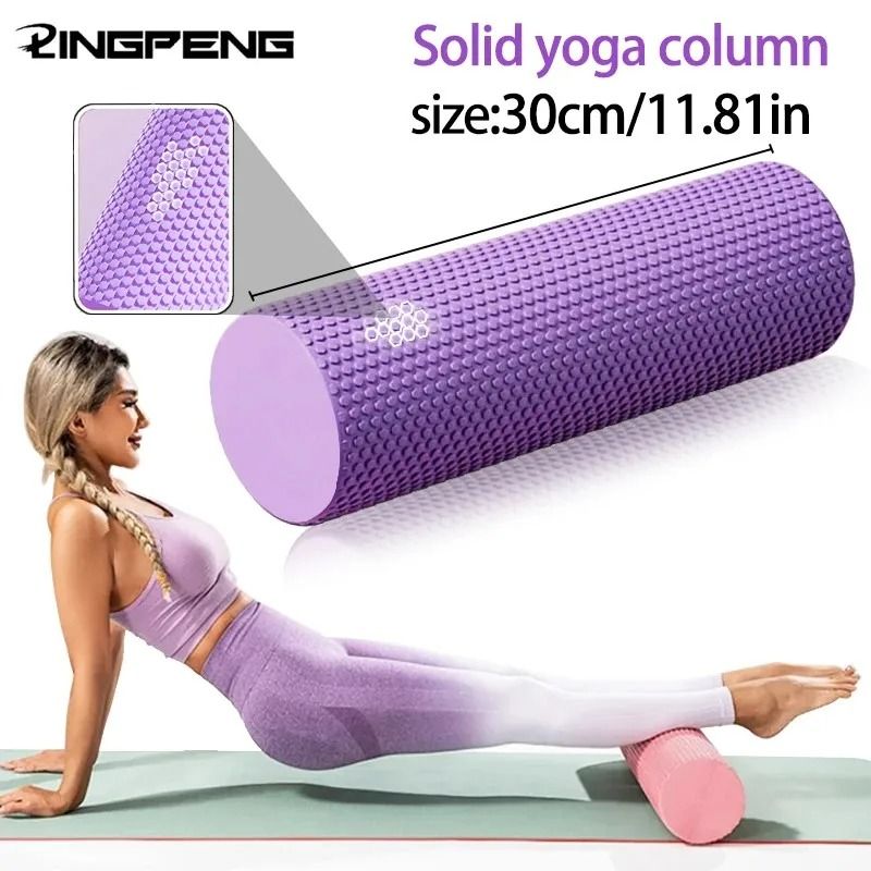 Yoga Foam Roller EVA Cylinder for Pilates and Home Workouts