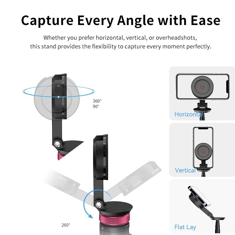 Ulanzi MT 84 153m Magnetic Tripod With Bluetooth Remote 3