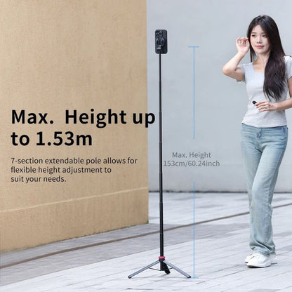 Ulanzi MT 84 153m Magnetic Tripod With Bluetooth Remote 4