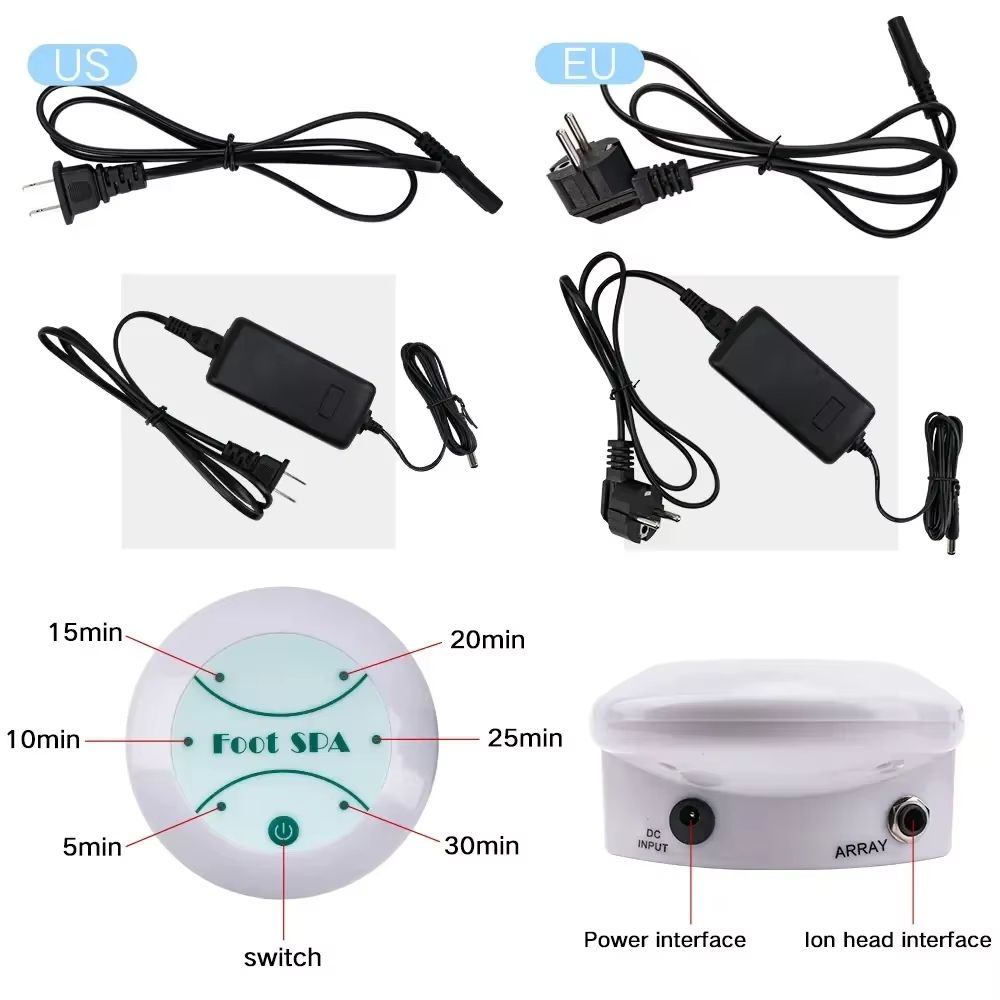 Ionic Foot Detox Spa Machine  Relaxing Foot Bath For Detoxification Stress Relief And Vitality 4