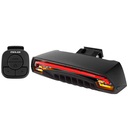 Smart Wireless Bike Tail Light With Turn Signals  Brake Detection  USB Rechargeable LED Cycling Saf 5