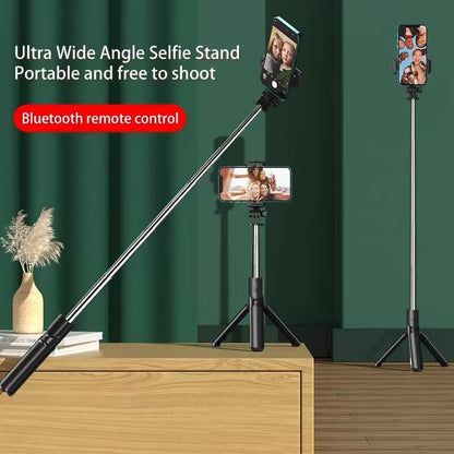 Bluetooth Wireless Selfie Stick With Tripod  Extendable Monopod And Remote Shutter For IPhone  Andr 1