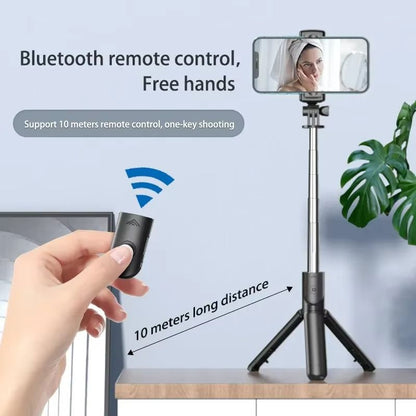 Bluetooth Wireless Selfie Stick With Tripod  Extendable Monopod And Remote Shutter For IPhone  Andr 2