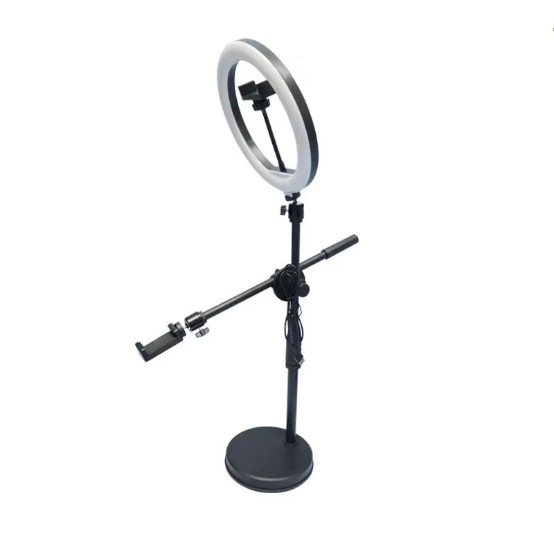 Overhead Tripod With Ring Light  Tabletop Shooting Stand With Phone Holder  Boom Arm For Photograph 9