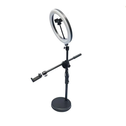Overhead Tripod With Ring Light  Tabletop Shooting Stand With Phone Holder  Boom Arm For Photograph 9