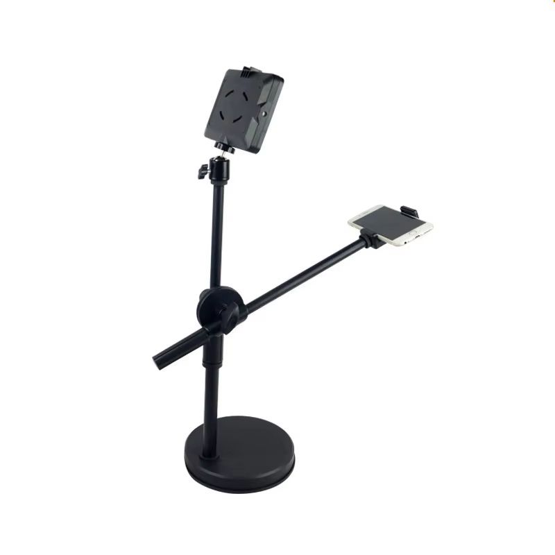 Overhead Tripod With Ring Light  Tabletop Shooting Stand With Phone Holder  Boom Arm For Photograph 10