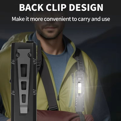 800 Lumens USB Rechargeable Tactical Flashlight  Waterproof LED Work Light With COB Side Lamp 5