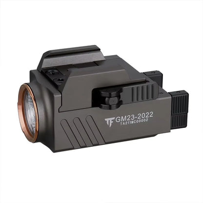 Trustfire GM23 Tactical LED Flashlight  Compact 800 Lumens USB Rechargeable Rail Light 6