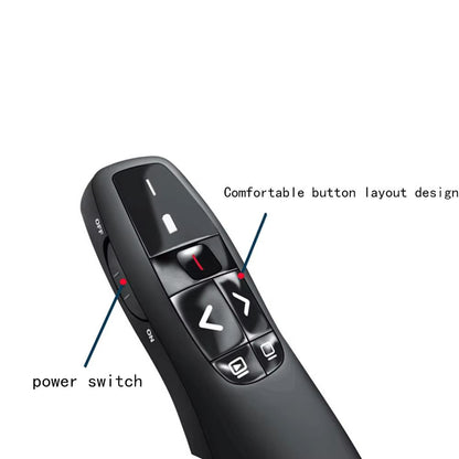 R400 USB Wireless Presenter  Red Laser Pointer  PowerPoint Remote Control 2