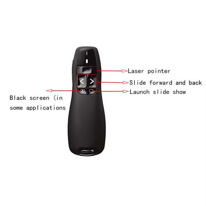 R400 USB Wireless Presenter  Red Laser Pointer  PowerPoint Remote Control 3