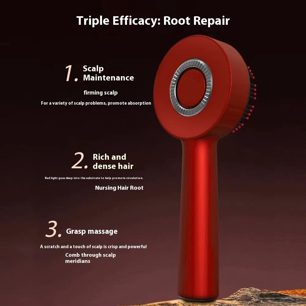 Electric Scalp Massage Comb With Red Light Therapy For Hair Growth And AntiHair Loss 2