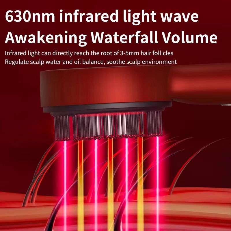 Electric Scalp Massage Comb With Red Light Therapy For Hair Growth And AntiHair Loss 3