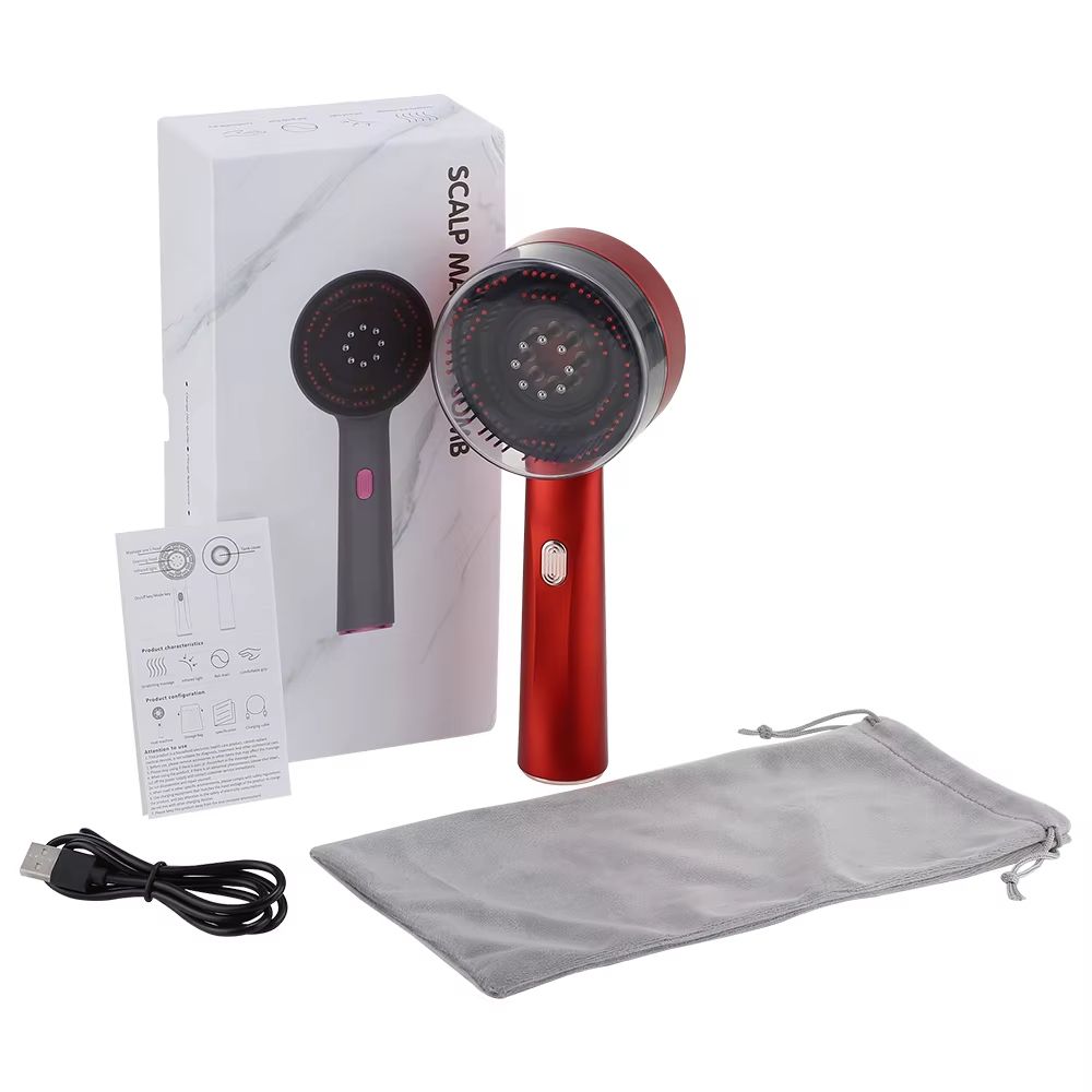 Electric Scalp Massage Comb With Red Light Therapy For Hair Growth And AntiHair Loss 8