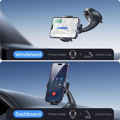 Joyroom Car Phone Holder Mount  Strong Suction HandsFree Cell Phone Mount For Dashboard  Windshield 5