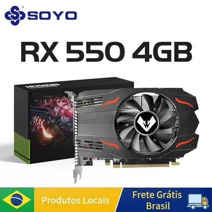 SOYO Radeon RX 550 4GB GDDR5 Graphics Card