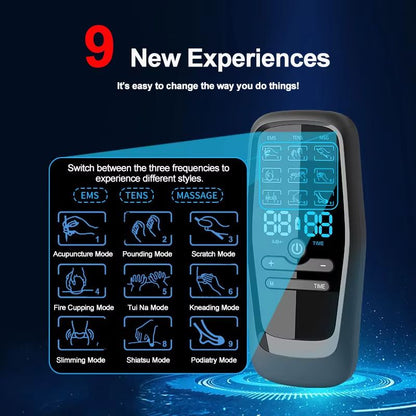 Physiotherapy EMS Muscle Stimulator  Digital Electrotherapy Massager For Pain Relief  Body Slimming 3